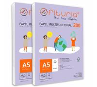 Ofituria - Papier A5 200g 500 Feuilles Blanches Multifonction | Idéal pour un Usage Scolaire et Professionnel. Imprimantes laser, à jet d'encre ou photocopieuses