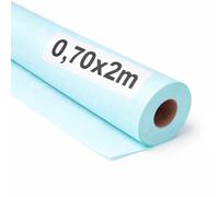 OFITURIA Papier Kraft Bleu pastel - Rouleau 0,70x2m - 6 Rouleaux - Papier cadeau et d’emballage pour colis, DIY et déménagement; résistant, facile à couper, idéal pour loisirs créatifs