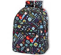 OFITURIA Sac à dos d'école pour garçon, sac à dos adaptable à la voiture, grande capacité et double fermeture éclair, sac à dos avec pochette pour ordinateur portable, avec poche (BIT)