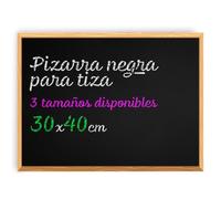 Ofituria Tableau noir mural avec montage pour enfants, école et maison, tableau de classe, restauration et événements - 30 x 40 cm