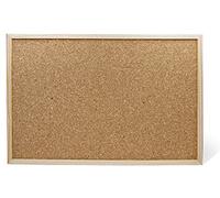 OFITURIA ® Tablero De Corcho Laminado Resistente De Pared Con Marco De Madera (600X400 MM)