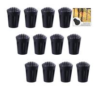 OFKPO 12 Pièces/6 Paires de Protecteur en Caoutchouc pour la Plupart des Bâtons de Randonnée Trekking Bâtons de Marche