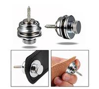 OFKPO 2 Pcs Guitare Strap Bouton, Serrure de Sécurité pour Guitare Verrouillage de Sangle pour Guitare, Fixations pour Sangle de Guitares et Basse Accessoire à Tête