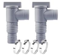 OFKPO 2 Pièces Robinet d'arrêt pour piscines, Anne D'arrêt pour Piscine, Accessoires de Piscine pour Système de Pompe de Piscine, pour Piscine Hors Sol et Pompe de Piscine