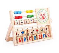 OFKPO Boulier d'apprentissage en Bois, Jouet Montessori 5 Ans Boulier Montessori pour Enfants