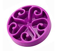 OFKPO Gamelle pour Chien Conçue pour Digestion Lente, Bol de Nourriture Antidérapant en Forme de Labyrinthe pour Chien Domestique Alimentation Saine