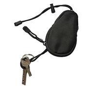 OFKPO Mini Étui Clé Porte-clé Sacoche Clef Porte-Clef Homme Porte-Monnaie Portable Étanche12x7x2,2cm, pour Les Accessoires Tactiques(Noir)
