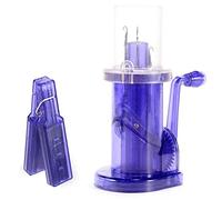 OFKPO Outil à Tricoter, Plastique Spool Froissée Coton Winder Artisanat DIY Bracelet Weave Outils, Micro Moulin à Billes à Main pour Artisanat DIY Cordon, Outils de Tissage