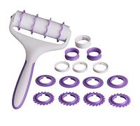 OFKPO Outil de Décoration pour Gâteau, Dentelle Fondant Ruban Cutter Embosser Rouleau de Outil Gâteaux pour Décoration de Gâteau, Dessert et Pâtisserie