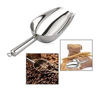 OFKPO Pelle INOX Pelle à Farine INOX, Pelle à Nourriture pour Barre de Fête de Mariage Outils Accessoires de Cuisine