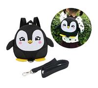 OFKPO Sac à Dos, Sac Anti-Perdue pour Enfants Motif de Pingouin, Harnais de Sécurité pour Bébé Bambin Enfant Tout-Petit Marche Promenade Sortie avec Gardien