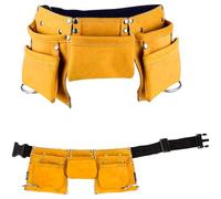 OFKPO Sac à Outils en Cuir de Jardin, Ceinture Ajustable Outils