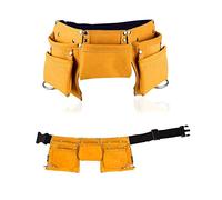 OFKPO Sac à Outils en Cuir de Jardin pour Enfants, Ceinture Ajustable Outils pour Enfants