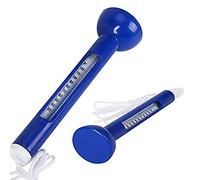OFKPO Thermomètre Flottant pour Piscine et Baignoire avec Cordelette, Résistant Aux Chocs pour Tous Les & Piscines, Spas, Hot Tubs, Aquariums & les étangs du Poisson