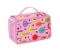 OFKPO Trousse à Crayons Sac de Crayon 72 Slots Super Grande Capacité, Multicouche Pochette à Crayons, Boîte de Crayon de Stockage de Plomb de Couleur de Dessin d'art