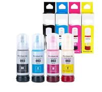 OFKSEWPA 003 Colorant à Encre Recharge Bouteille en Vrac à Base d'eau Couleur Compatible avec L3100 L5196 L3110 L3150 Imprimantes(1 Set)