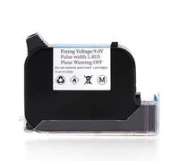OFKSEWPA 1PCS JS12 JS12M CARTRIE À L'ENK Compatible pour IMPRIMANTE À JEUSE À Jeux MANDE 600DPI 12,7 mm Fast Dry Eco Solvent Encre Cartouche(1 Blue cartridges)