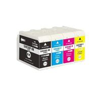 OFKSEWPA Cartouche à Encre Compatible SJIC38P SJIC38 T44E1 T44E2 pour CW-C6030A CW-C6030P CW-C6530A CW-C6530 L'imprimante Fonctionne avec des imprimantes en Couleur(1 Set 4pcs)
