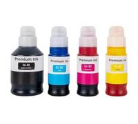 OFKSEWPA Recharge de Recharge Compatible Bouteille à Base d'eau pour GM2040 GM4040 L'imprimante Fonctionne avec GI30 GI-30 GI50 GI-50 GI40 GI-40 GI 30 40 50 Modèles(1 Set 4pcs)