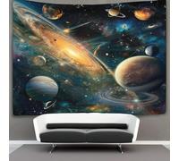 OFLAMIRUX L'univers 3D Effet Tapisserie Art Mural Tapisserie Murales Tapisserie Murale Tissu Pour La Chambre À Coucher Le Salon Le Dortoir Tapisseries 180cmx230cm