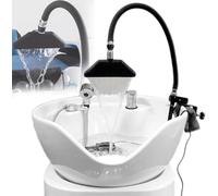OFNHJK Spa Basin Robinet Water Circulation Cadre, Portable Head Spa, Head Spa Equipment 360 ° Cour de Douche en Cascade réglable, Accessoires de lit de shampooing, pour Le Salon de Coiffure