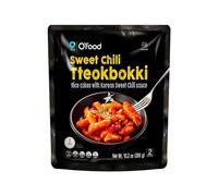 O'Food Tteokbokki avec sauce Sweet Chili - Gâteau de riz coréen - Doux épicé & authentique - OG ASIA - 290 g