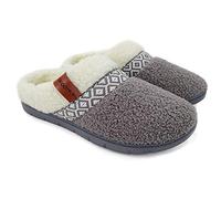 ofoot Chaussons Femmes Hiver Chaud en Fourrure bou Pantoufles Intérieures avec Doublure en Polaire Mousse à mémoire de Forme