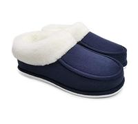 ofoot Chaussons Mocassins pour Femme en Micro Daim Doublure en Peluche Chaude avec Semelle intrieure en Mousse sponge Chaussons antid rapante