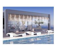 O'FRESH Brumisateur de terrasse haute performance 15m - 12 buses - Diffuse de fines particules - Rafraichit jusqu'à 10°C