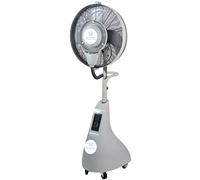 O'FRESH Ventilateur Brumisateur Terrasse Design Haute Performance pour Extérieur - Ventilateur sur Pied 170 cm + Système de Brumisation - Repousse les moustiques et nuisibles - Capacité : 60 m²