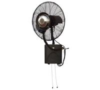 O'FRESH Ventilateur Brumisateur Terrasse Mural Haute Performance pour Extérieur - Ventilateur + Système de Brumisation - Repousse les moustiques et les nuisibles volants - Capacité : 80 m²