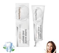 OFS Toothpaste,OFS dentifrice blanchissant,White Toothpaste Bright Formula for Yellow Teeth,Long-Lasting Fresh Breath, Gentle Deep Cleaning, Strengthen & Protect Enamel,for Daily Oral Care