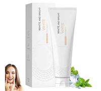Ofs Whitening Toothpaste, Ofs Dentifrice Blanchissant, Super White Toothpaste Bright Formula For Yellow Teeth, Long-Lasting Fresh Breath, élimine Les Taches De Café & Thé, Haleine Fraîche