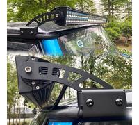 OFUNGO 2 Pcs Support Projecteur Bande Toit de Voiture, pour Suzuki Jimny Siarra Jb74w Jb64 4X4 2019-2022 Matériau en Acier, Support Barre, Accessoires Modification Style Offroad