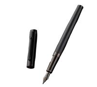 OFWAX Stylo plume EF/F à pointe extra fine en métal Forêt noire pour bureau, calligraphie, écriture, stylo plume (0,38 mm-1)