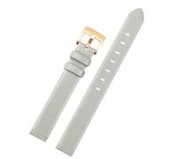 OFWAX Véritable sangle en cuir pour Swarovski 5158517/5158544/5158972 WatchAccessories Bracelet de mode 12 mm STRAPE DE MONTRATION DE MONTRE(Grey gold)