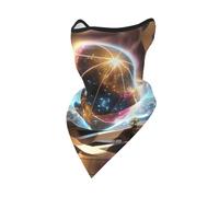 OFYGJFB Cache-cou de protection pour le visage, cagoule Future Planet Cagoule, masque, coupe-vent, respirant, pare-soleil pour homme et femme, ski, randonnée, cyclisme, sports de plein air