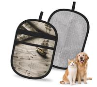 OFYGJFB Gants d'épilation réutilisables en forme de bateau de pirate, gants électrostatiques extra durables pour plusieurs chiens et chats, meubles, tapis, sièges de voiture