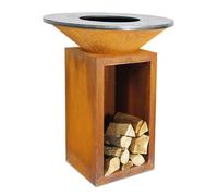 Brasero Plancha OFYR Classic Storage Corten 85