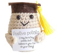 OFYRA Cadeau pour le baccalauréat avec pomme de terre positive, cadeau de remise de diplôme, cadeau de remise de diplôme, cadeau porte-bonheur d'examen, cadeau de muter, poupée de potate en, 1 Pièce