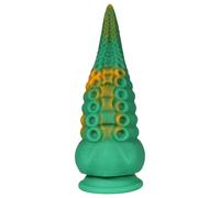 OgazR Octopuss - godemichet tentacule - silicone vert/jaune - 21 cm