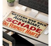 OGBD The Mouse Pad Funny Yesterday Was Still Bright, Shame You Missed It! Tapis de souris Accessoires de bureau pour chat