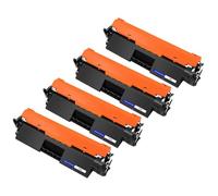 OGBtkLOrs Cartouche de Toner Compatible avec l'imprimante Pro MFP M203d M203dw M227d M227fdw M227sdn, 1 à 10 pièces, rendement CF230A 30A Noir(4Pcs CF230A)