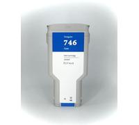 OGBtkLOrs Cartouche d'encre Compatible avec Les Cartouches d'imprimante Grand Format à Jet d'encre Postscript 746 Designjet Z6 Z9 746(300ML C)