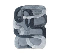 Ogeborg Tapis en laine The Tangles Cloudy blue. 100x133 cm