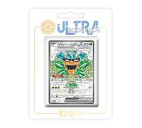 Ogerpon Masque Turquoise ex 190/167 Full Art Téracristal Secrète - Ultraboost X Écarlate et Violet 6 Mascarade Crépusculaire - Coffret de 10 Cartes Pokémon Françaises