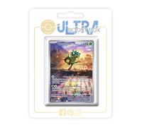 Ogerpon Masque Turquoise SV123 Alternative Pokémon Gallery - Ultraboost X Écarlate et Violet 6 Mascarade Crépusculaire - Coffret de 10 Cartes Pokémon Françaises