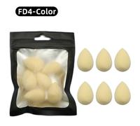 Ogeyero-Mini Éponge De Maquillage,6 Pièces,Pour Poudre De Beauté,Anti-Cernes,Fond De Teint Liquide,Cosmétique Pour Le Visage - Type Fd4 Color