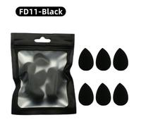 Ogeyero-Mini Éponge De Maquillage,6 Pièces,Pour Poudre De Beauté,Anti-Cernes,Fond De Teint Liquide,Cosmétique Pour Le Visage - Type Fd11 Black
