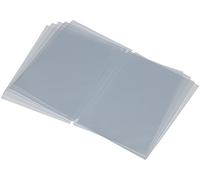 oggettando Lot de 10 feuilles - avec un insert double transparent (4 façades) Type : A5 - Facile à nettoyer et solide pour durer dans le temps